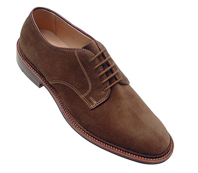 Unlined Suede Plain Toe Blucher