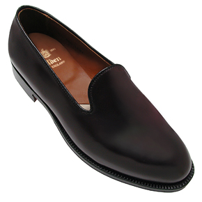 Cordovan Plain Toe Slip On