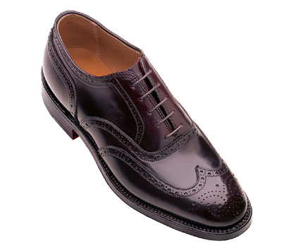 Cordovan Wing Tip Bal Oxford